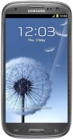 Смартфон Samsung Galaxy S3 GT-I9300 16Gb Titanium grey - Кингисепп